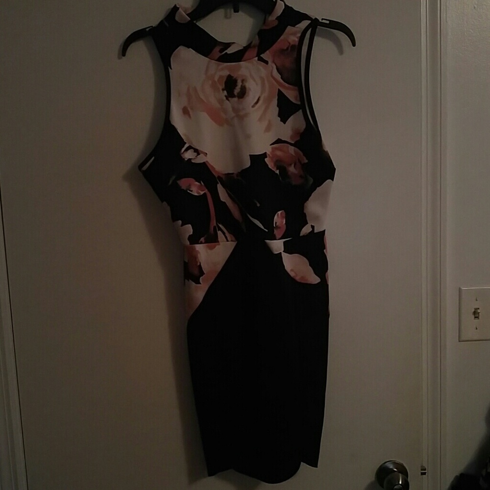 January 7 floral print dress